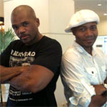 DJ Spooky and DMC of RUN DMC at Soul Festival, Jakarta, Indonesia! 10/31/2009